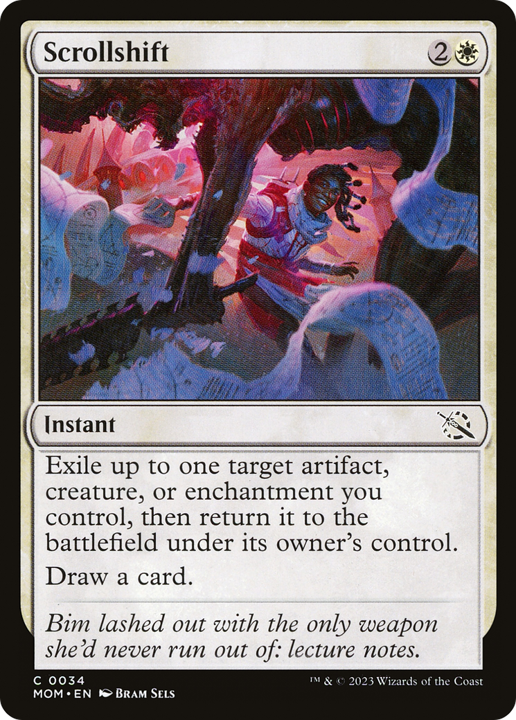 Scrollshift - Common Instant card from March of the Machine