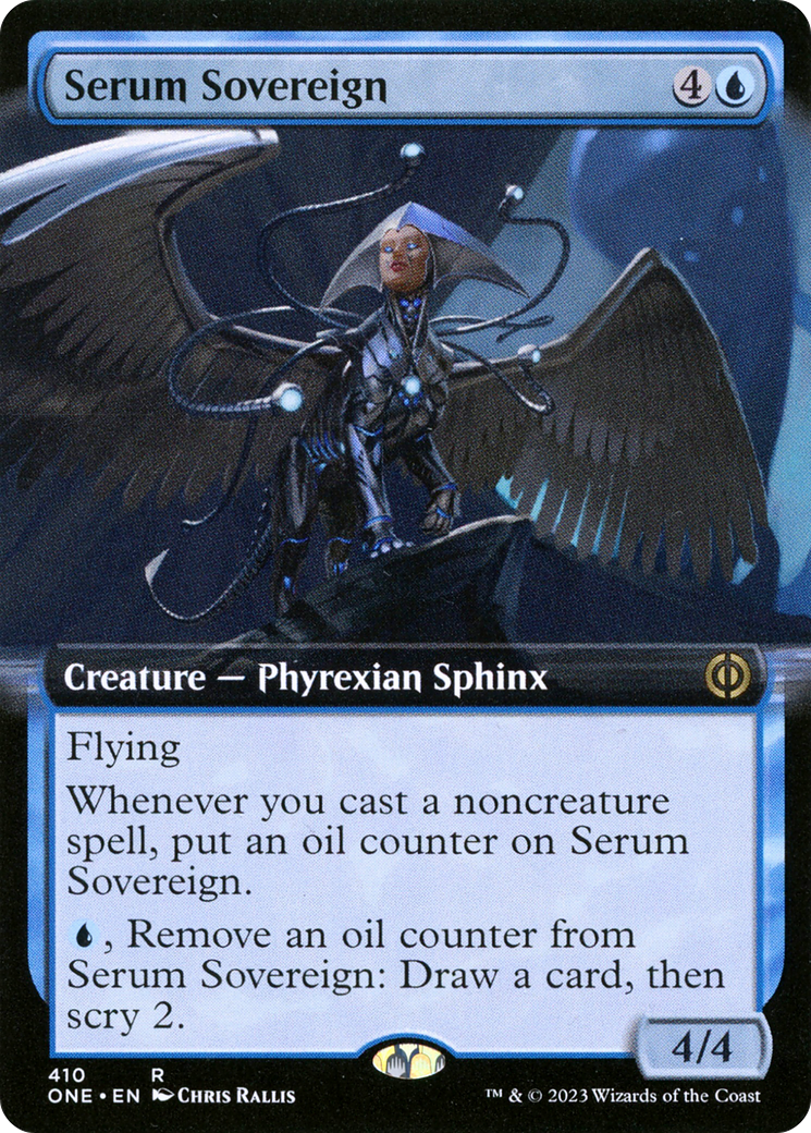 Serum Sovereign - Rare Creature — Phyrexian Sphinx card from Phyrexia: All Will Be One