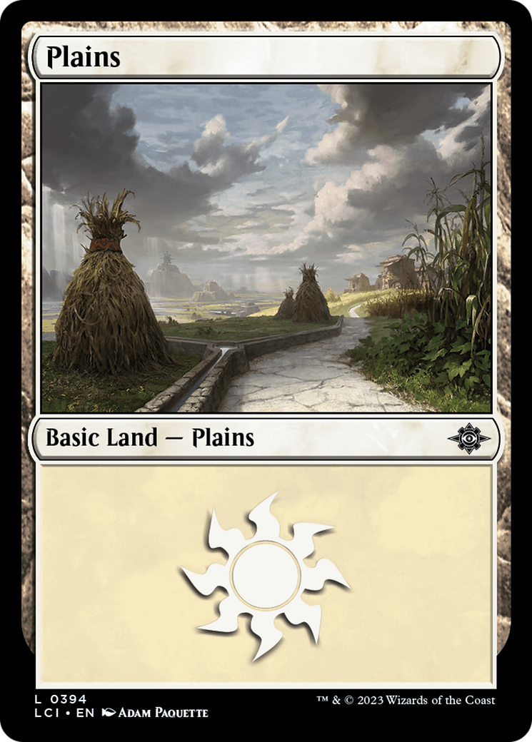Plains - Common Basic Land — Plains card from The Lost Caverns of Ixalan