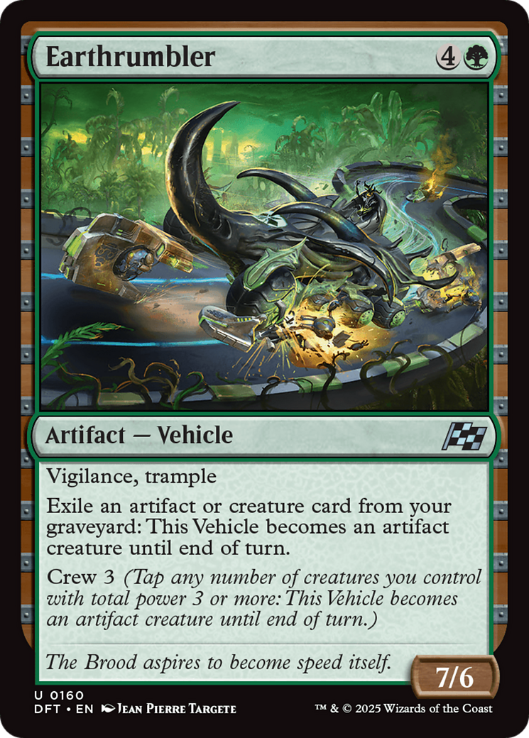 Earthrumbler - Uncommon Artifact — Vehicle card from Aetherdrift