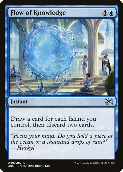 Flow of Knowledge - Uncommon card from BRO