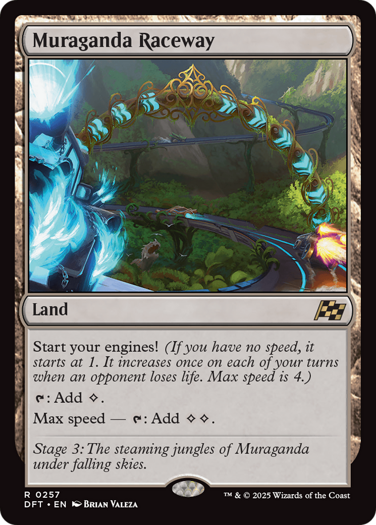 Muraganda Raceway - Rare Land card from Aetherdrift
