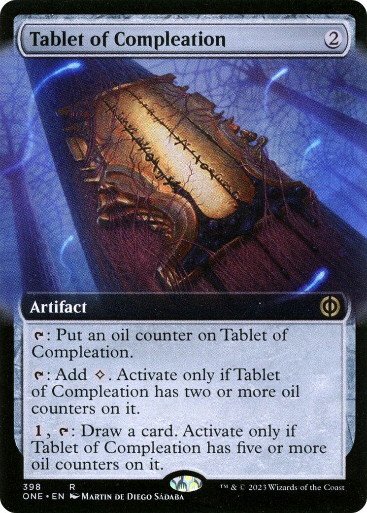 Tablet of Compleation - Rare Artifact card from Phyrexia: All Will Be One