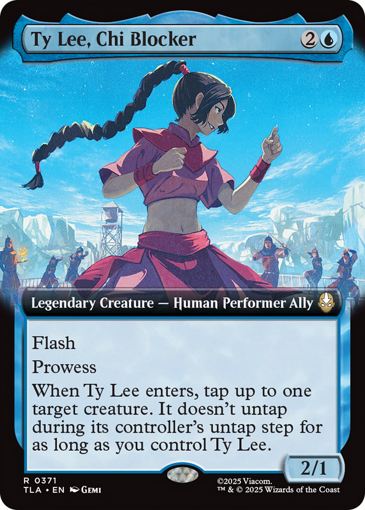 Ty Lee, Chi Blocker - Rare Legendary Creature — Human Performer Ally card from Avatar: The Last Airbender