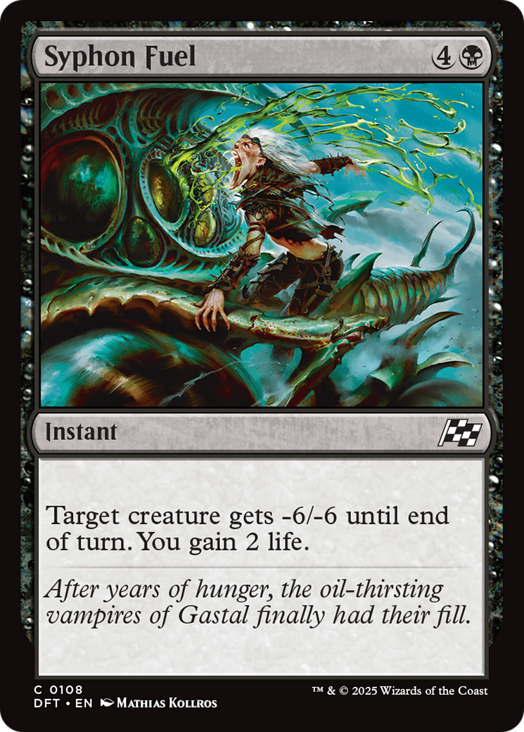 Syphon Fuel - Common Instant card from Aetherdrift
