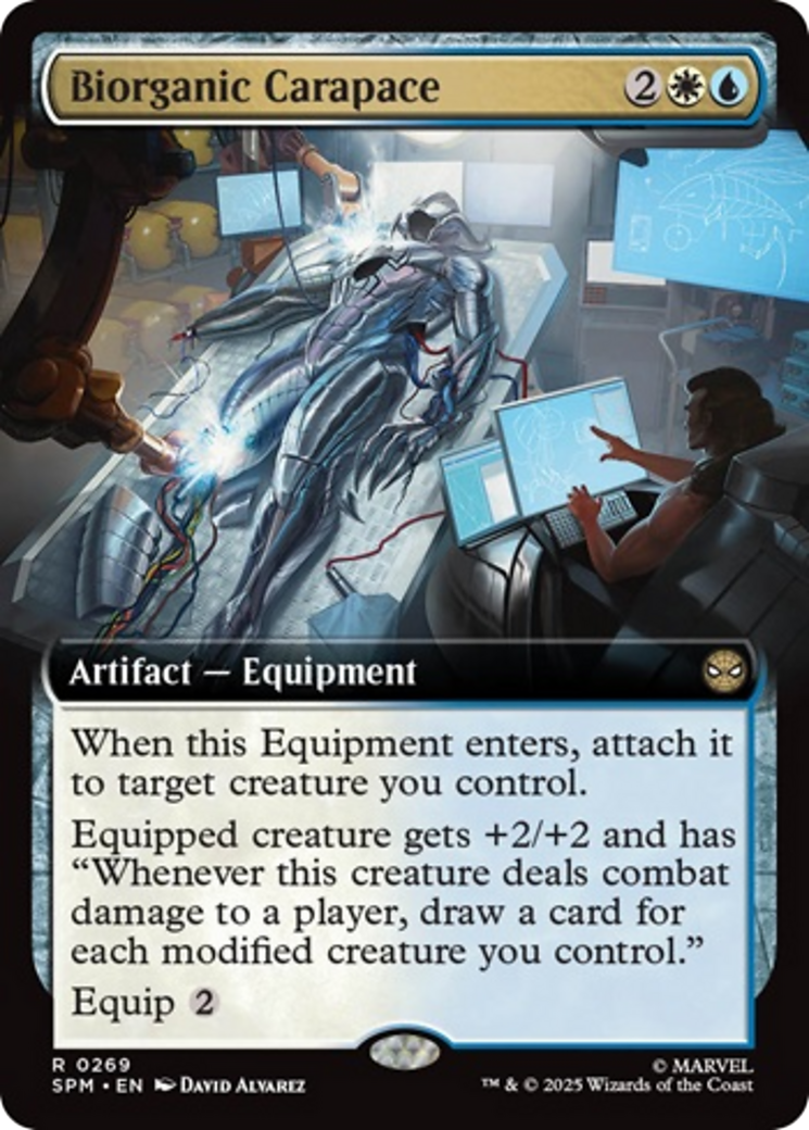 Biorganic Carapace - Rare Artifact — Equipment card from Marvel's Spider-Man