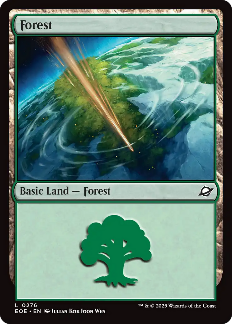 Forest - Common Basic Land — Forest card from Edge of Eternities