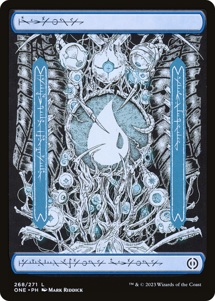 Island - Common Basic Land — Island card from Phyrexia: All Will Be One