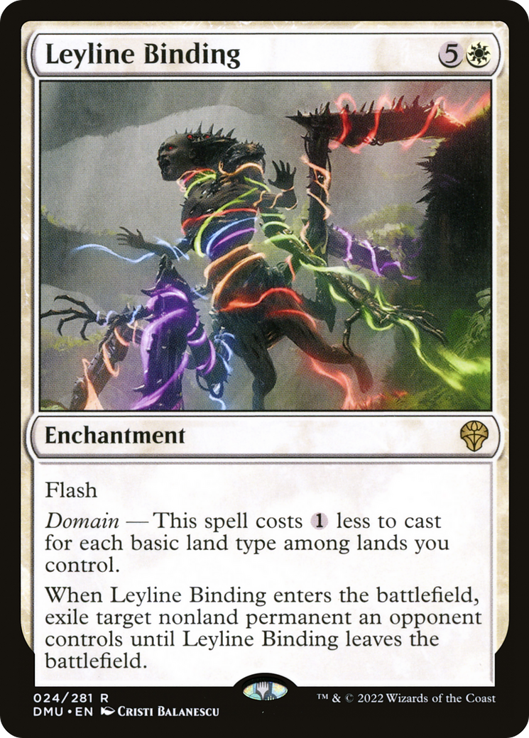 Leyline Binding - Rare Enchantment card from Dominaria United