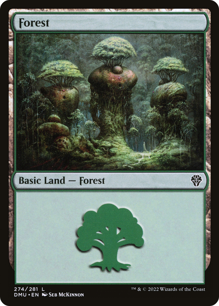 Forest - Common Basic Land — Forest card from Dominaria United