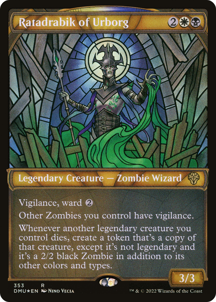 Ratadrabik of Urborg - Rare Legendary Creature — Zombie Wizard card from Dominaria United