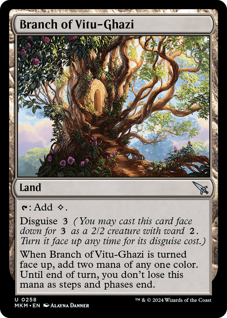Branch of Vitu-Ghazi - Uncommon Land card from Murders at Karlov Manor