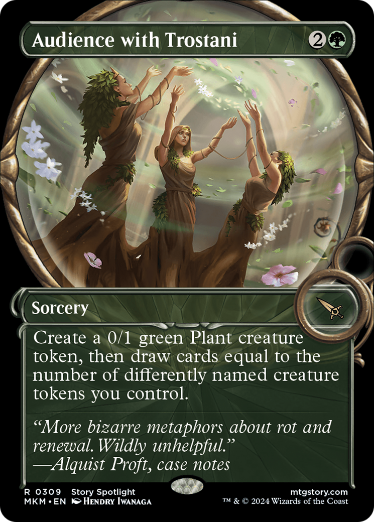 Audience with Trostani - Rare Sorcery card from Murders at Karlov Manor