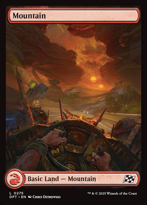 Mountain - Common card from Aetherdrift