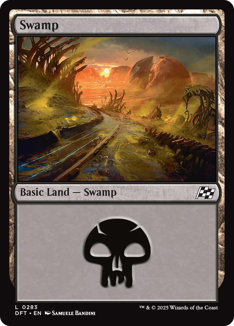 Swamp - Common Basic Land — Swamp card from Aetherdrift