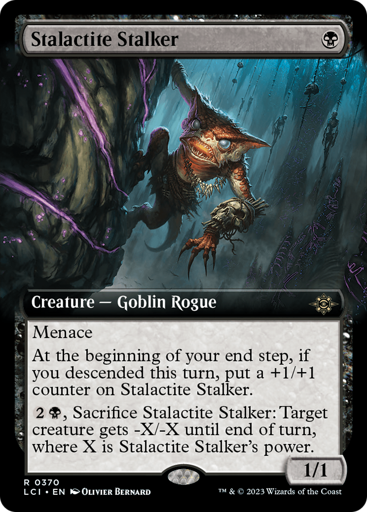 Stalactite Stalker - Rare Creature — Goblin Rogue card from The Lost Caverns of Ixalan