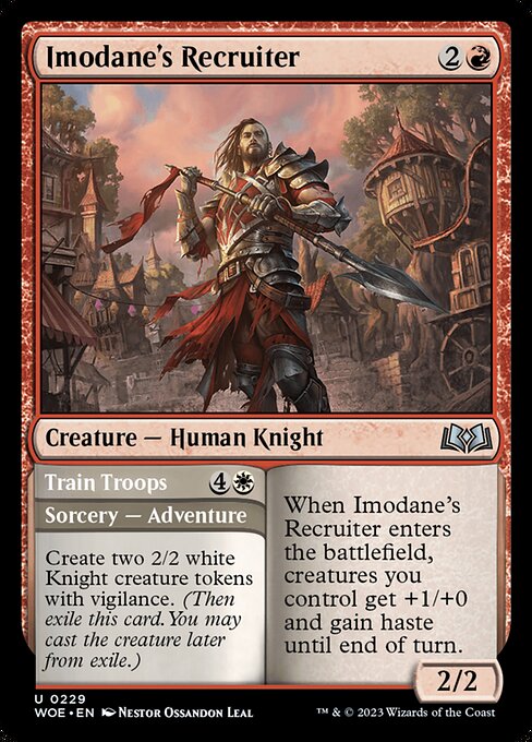 Image of Imodane's Recruiter // Train Troops