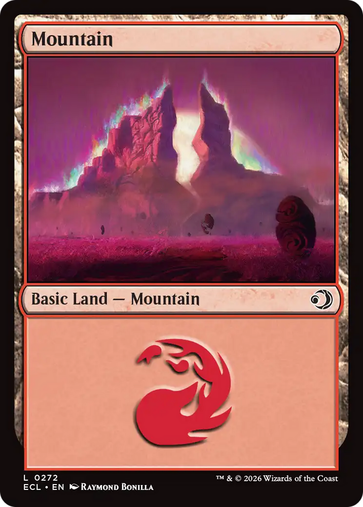 Mountain - Common Basic Land — Mountain card from Lorwyn Eclipsed