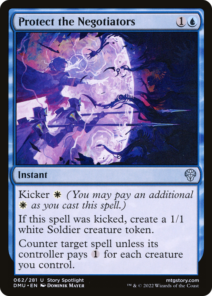 Protect the Negotiators - Uncommon Instant card from Dominaria United