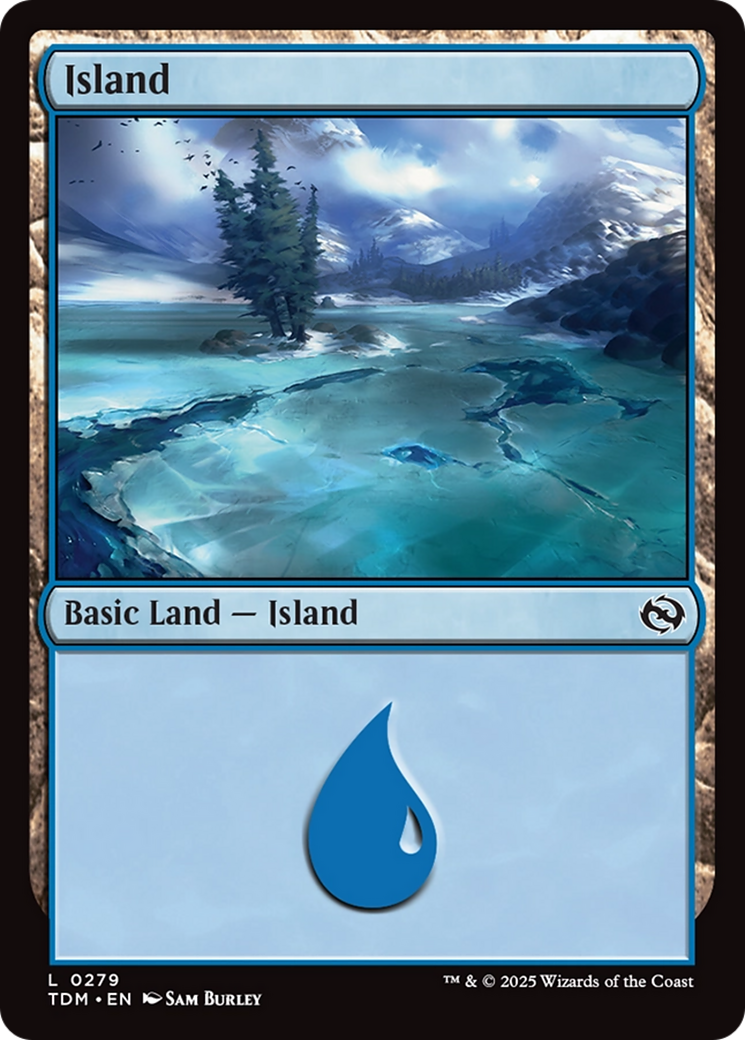 Island - Common Basic Land — Island card from Tarkir: Dragonstorm