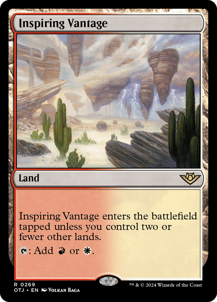 Inspiring Vantage - Land used in Boros main decks