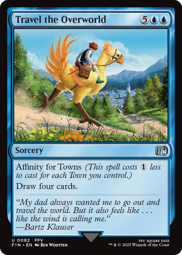 Travel the Overworld - Uncommon Sorcery card from Final Fantasy