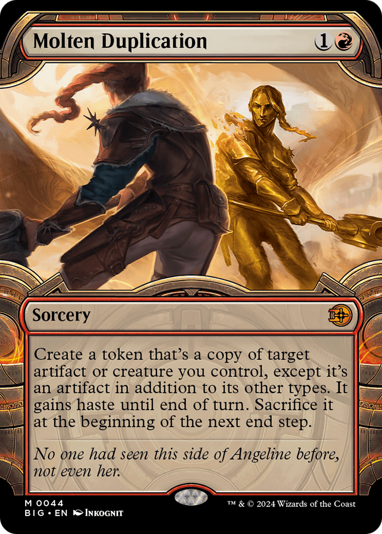 Molten Duplication - Mythic Sorcery card from The Big Score