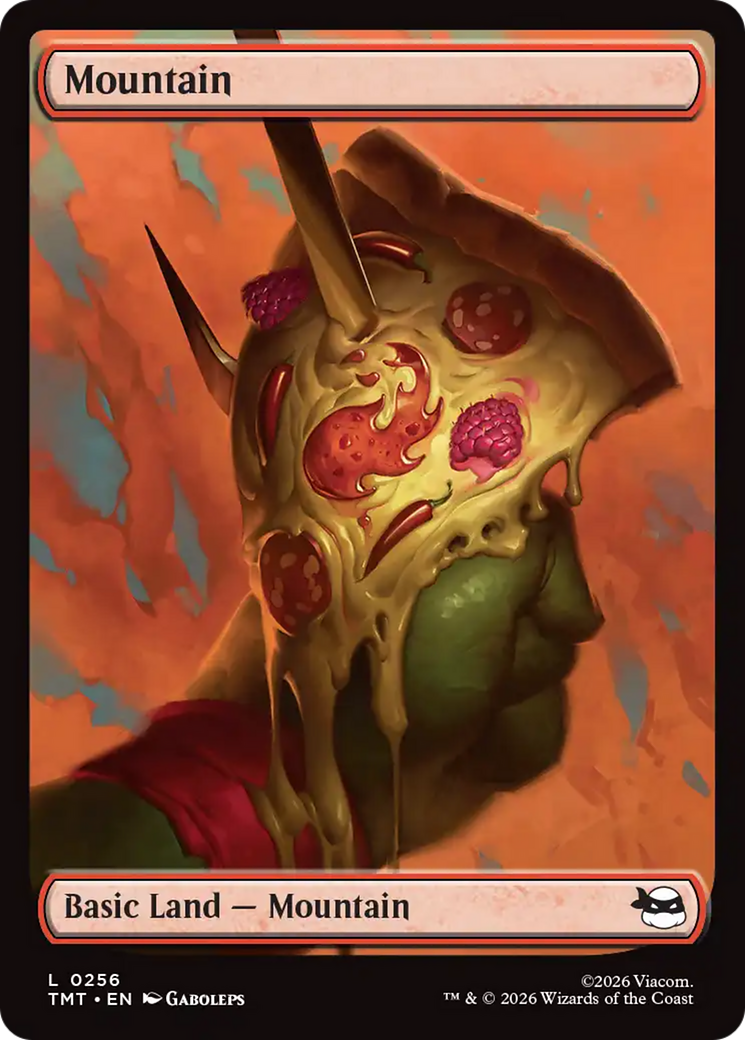 Mountain - Common Basic Land — Mountain card from Teenage Mutant Ninja Turtles