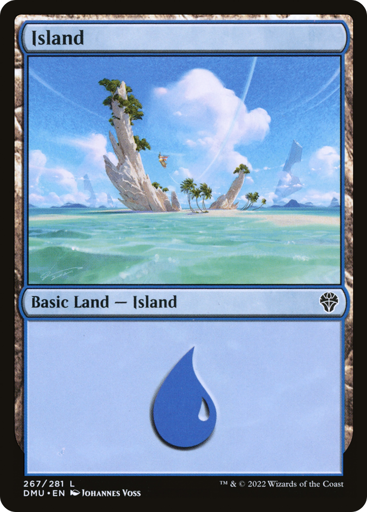 Island - Common Basic Land — Island card from Dominaria United