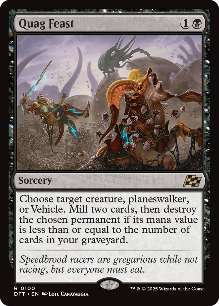 Quag Feast - Rare Sorcery card from Aetherdrift