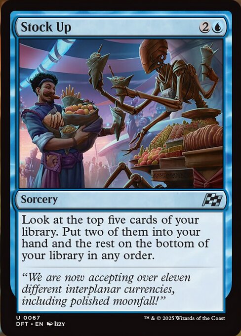Stock Up - Uncommon card from Aetherdrift