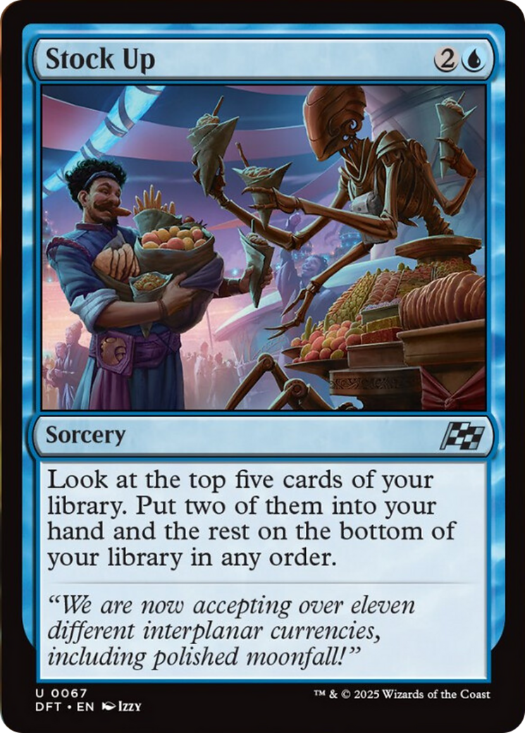 Stock Up - Uncommon Sorcery card from Aetherdrift