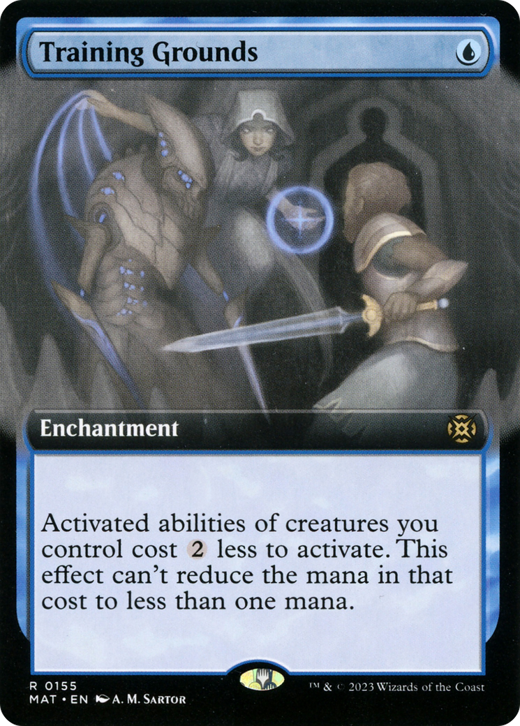 Training Grounds - Rare Enchantment card from March of the Machine: The Aftermath
