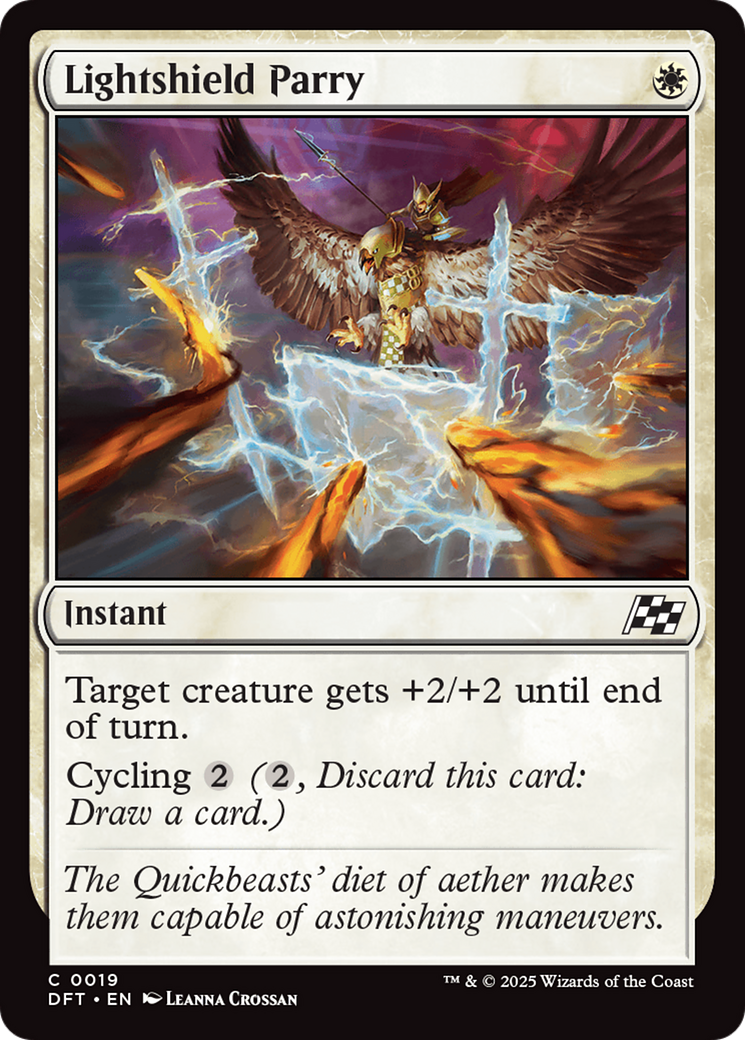 Lightshield Parry - Common Instant card from Aetherdrift