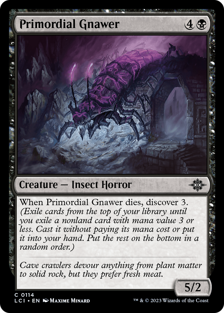 Primordial Gnawer - Common Creature — Insect Horror card from The Lost Caverns of Ixalan