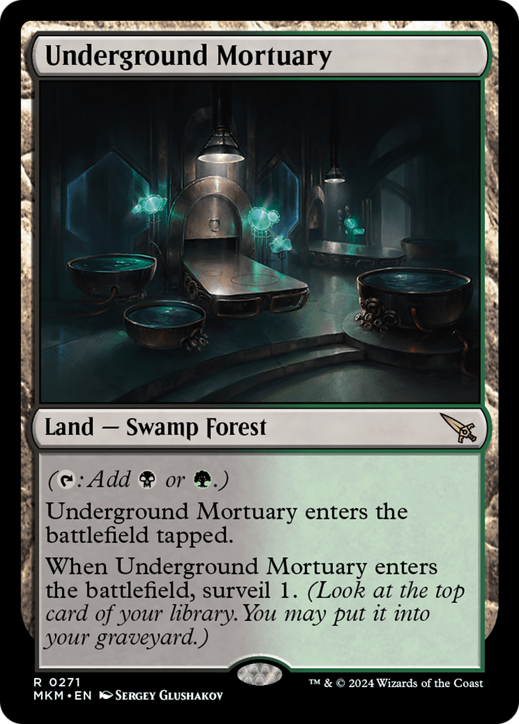 Underground Mortuary - Land — Swamp Forest used in Sultai main decks