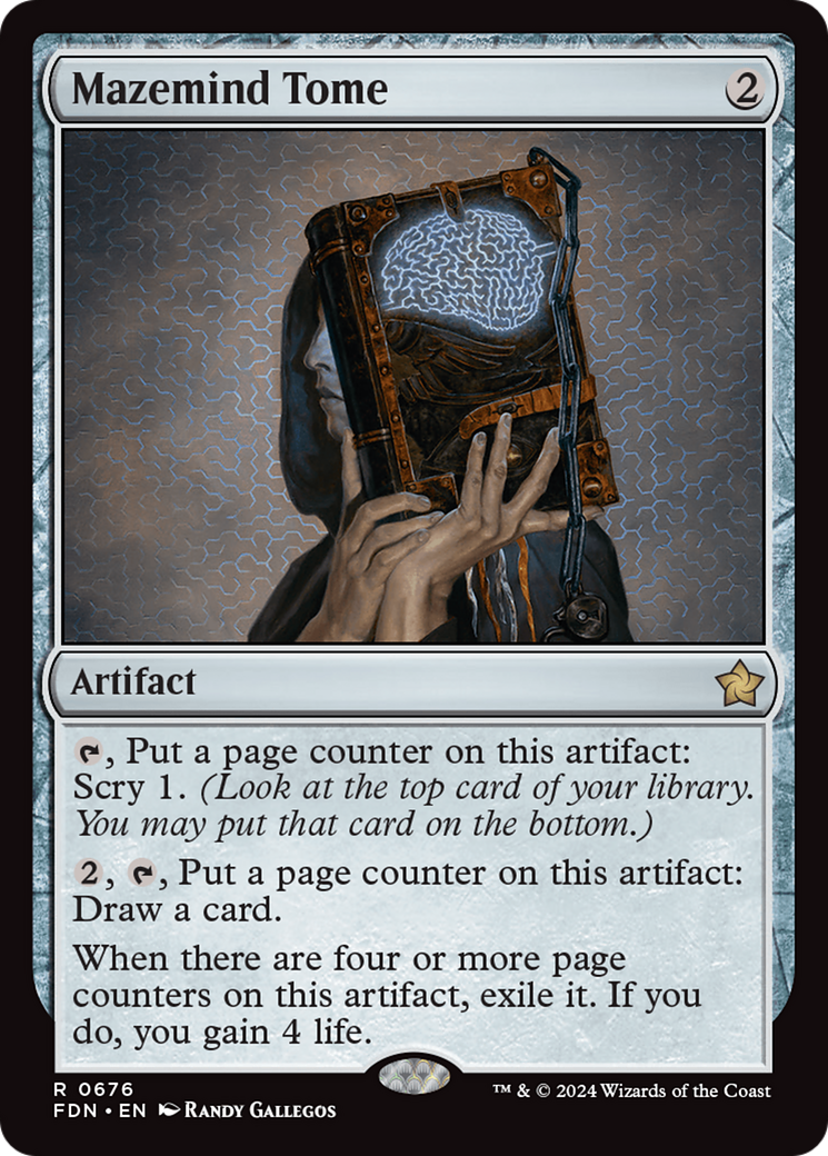 Mazemind Tome - Artifact used in Azorius main decks