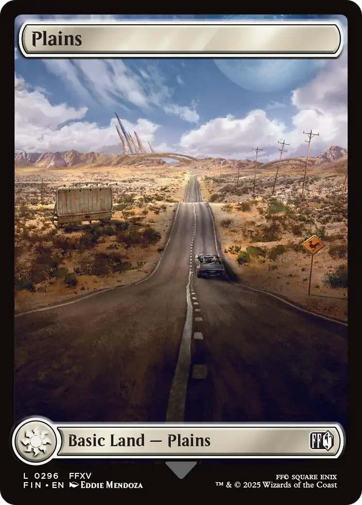 Plains - Common Basic Land — Plains card from Final Fantasy