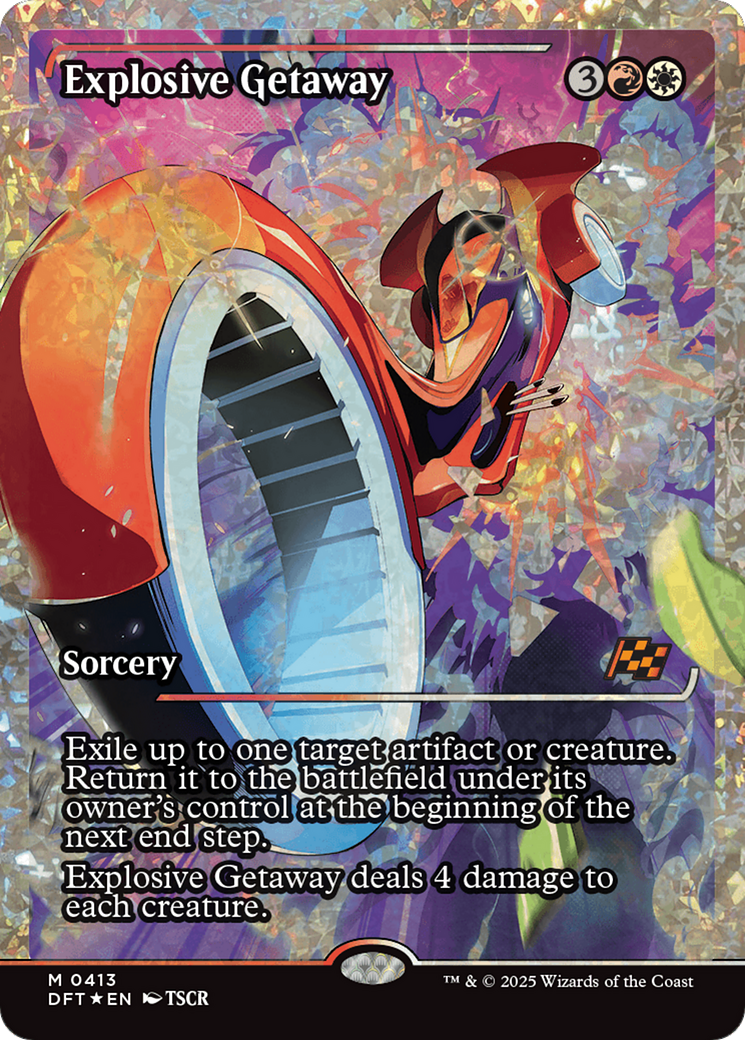 Explosive Getaway - Mythic Sorcery card from Aetherdrift