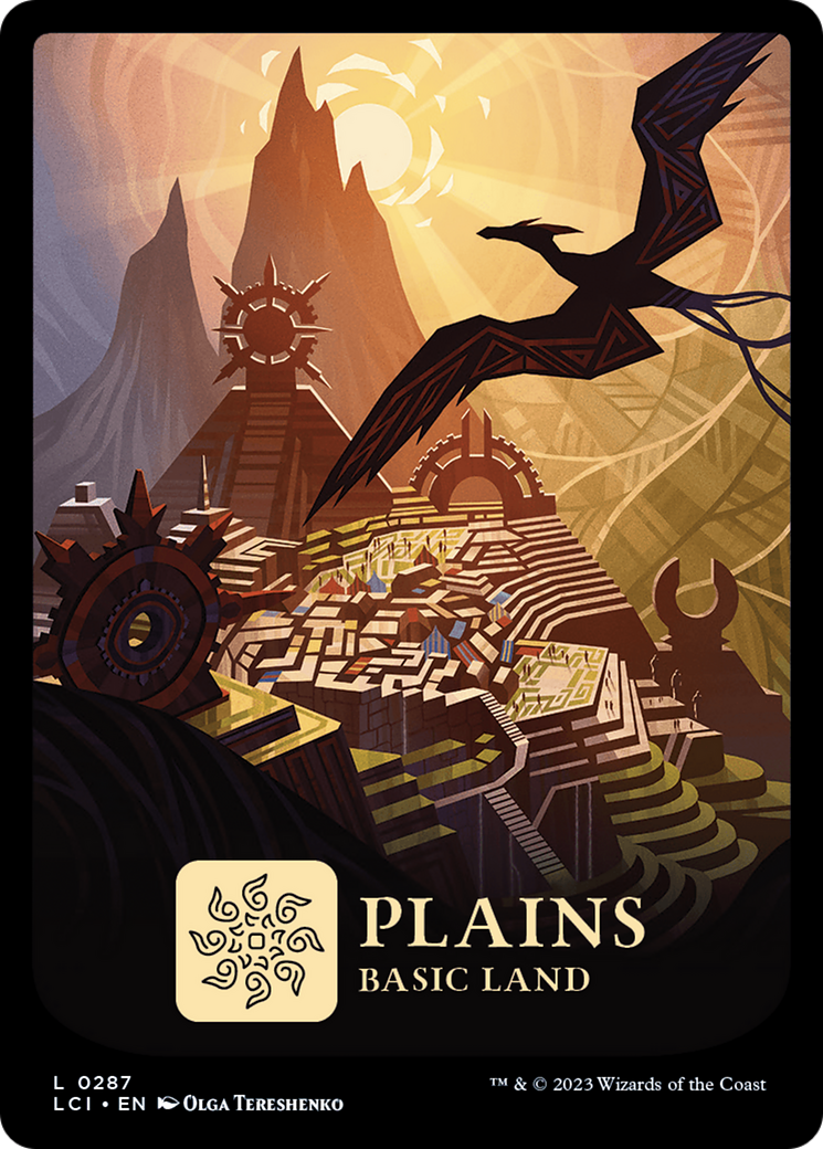 Plains - Common Basic Land — Plains card from The Lost Caverns of Ixalan