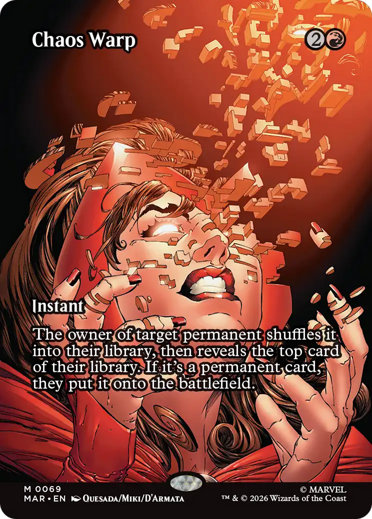 Chaos Warp - Mythic Instant card from Marvel Universe