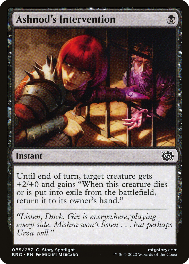 Ashnod's Intervention - Common Instant card from The Brothers' War