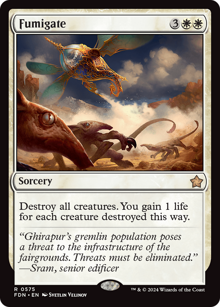 Fumigate - Rare Sorcery card from Foundations