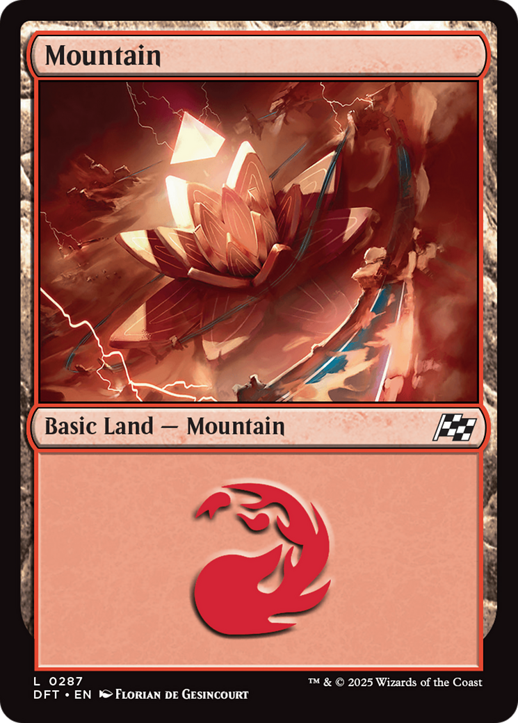Mountain - Common Basic Land — Mountain card from Aetherdrift
