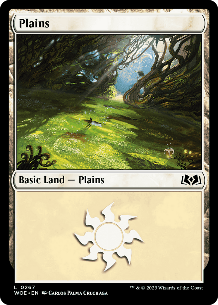 Plains - Common Basic Land — Plains card from Wilds of Eldraine