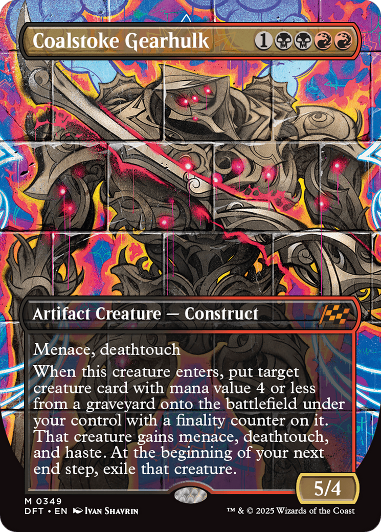 Coalstoke Gearhulk - Mythic Artifact Creature — Construct card from Aetherdrift